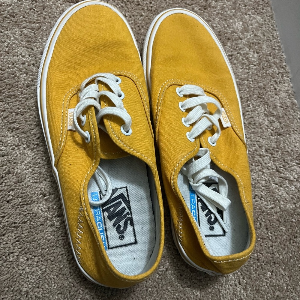 Never Worn Yellow Vans